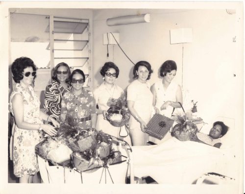 Julio, 1973. Entrega de canastillas